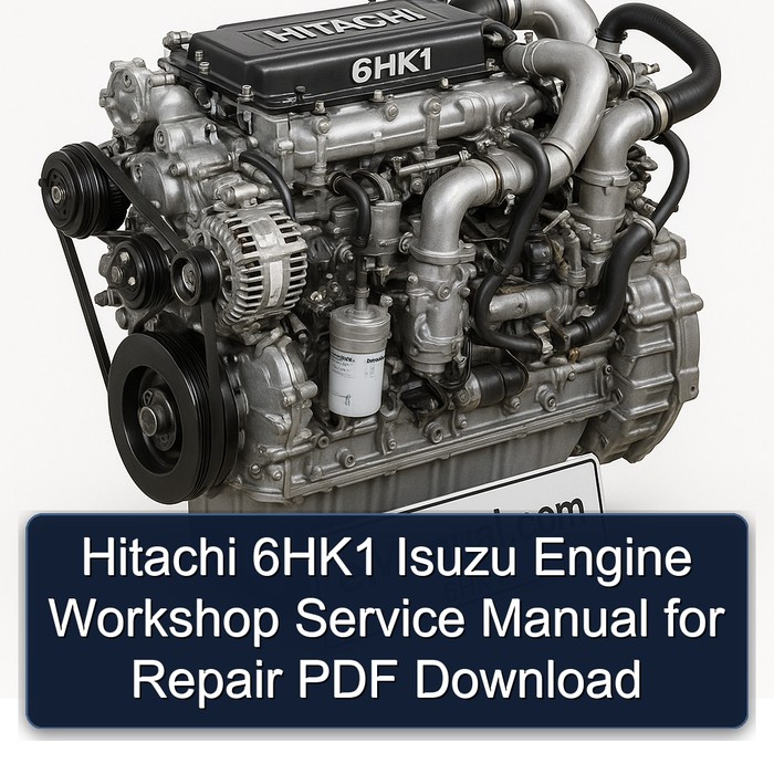 Hitachi 6HK1 Isuzu Engine Workshop Service Manual for Repair PDF Download