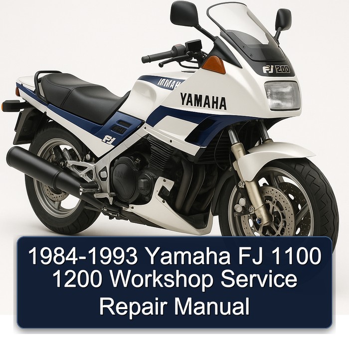1984-1993 Yamaha FJ 1100 1200 Workshop Service Repair Manual