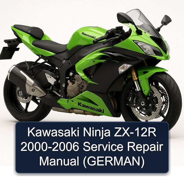 Kawasaki Ninja ZX-12R 2000-2006 Manual de servicio y reparación (GERMAN)