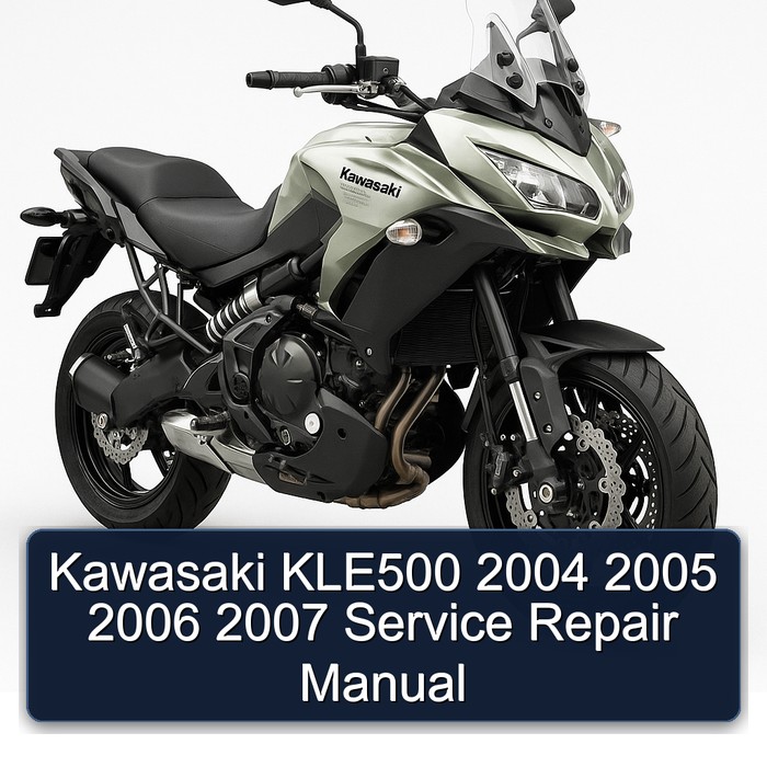 Kawasaki KLE500 2004 2005 2006 2007 Manual de servicio y reparación