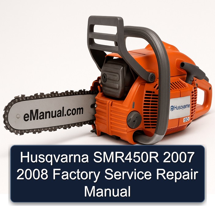 Husqvarna SMR450R 2007 2008 Factory Service Repair Manual