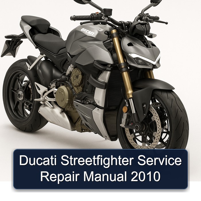 Ducati Streetfighter Manual de servicio y reparación 2010