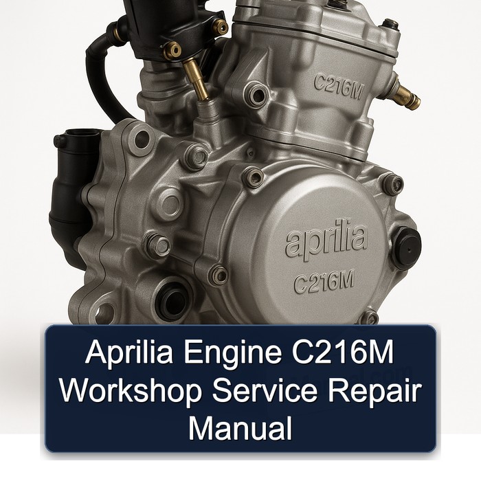 Aprilia Engine C216M Workshop Manual de servicio y reparación