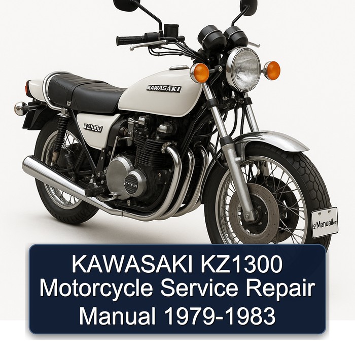 KAWASAKI KZ1300 Motorcycle Service Repair Manual 1979-1983