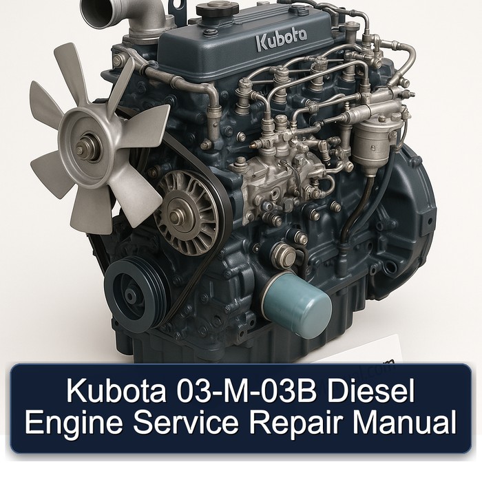 Kubota 03-M-03B Dieselmotor Service- und Reparaturhandbuch