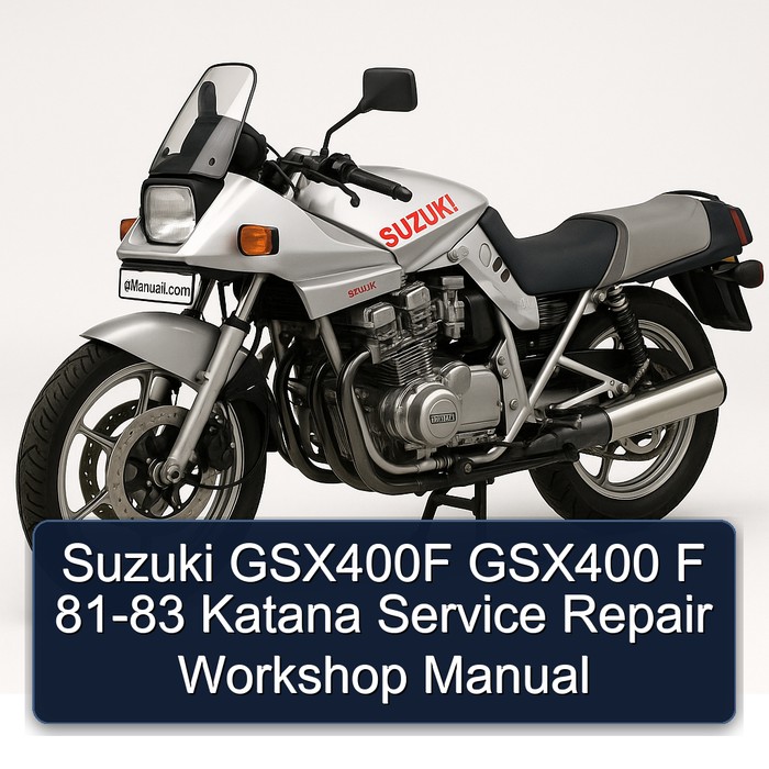 Suzuki GSX400F GSX400 F 81-83 Katana Service Repair Workshop Manual