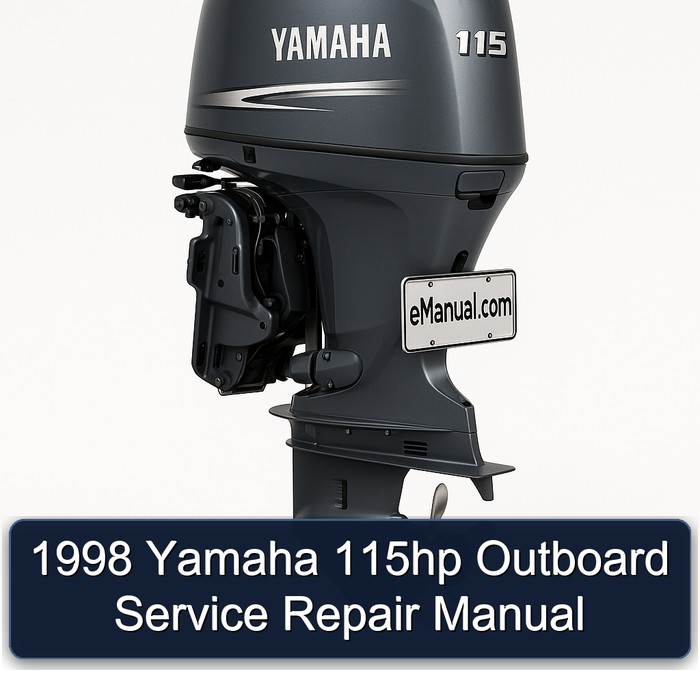 1998 Yamaha 115hp Outboard Manual de servicio y reparación
