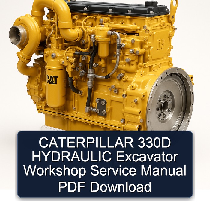 Manual de Servicio de Taller para Excavadora Hidráulica Caterpillar 330D (PDF)
