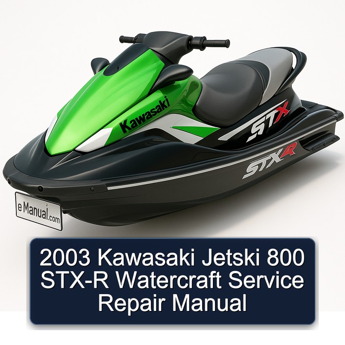2003 Kawasaki Jetski 800 STX-R Watercraft Manual de servicio y reparación