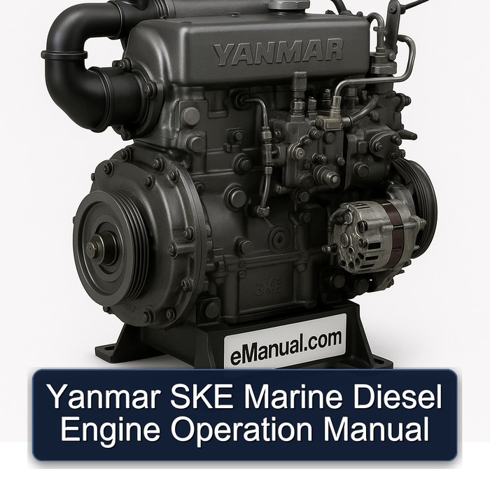 Yanmar SKE Marine Diesel Engine Operation Manual 