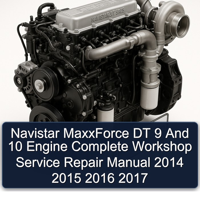 Manual de Reparación Completo para Motor Navistar MaxxForce DT 9 y 10 - Taller 2014-2017