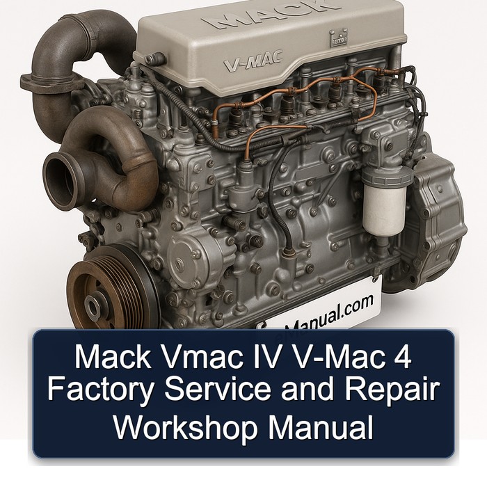Mack Vmac IV V-Mac 4 Factory Service and Repair Workshop Manual 
