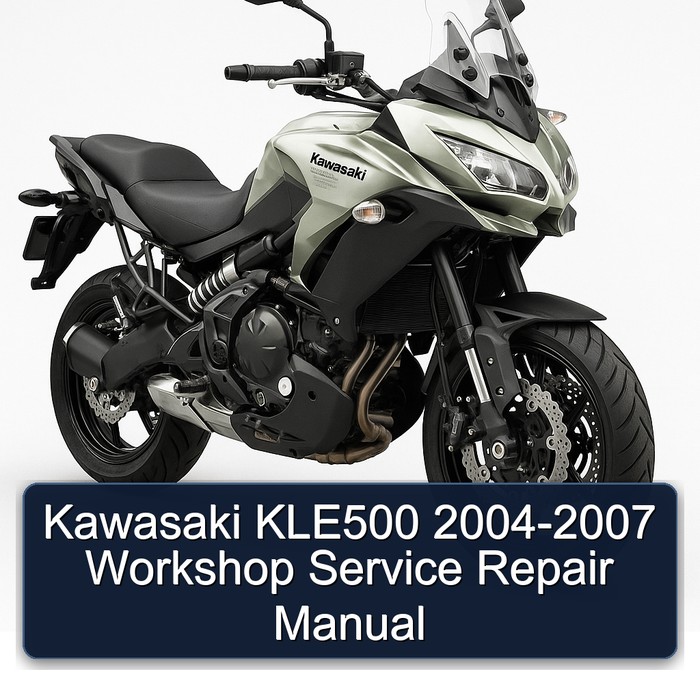 Kawasaki KLE500 2004-2007 Workshop Manual de servicio y reparación