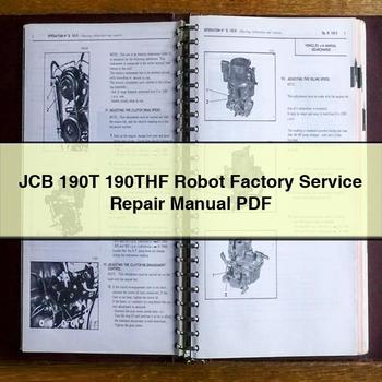 JCB 190T 190THF Robot Factory Service Repair Manual 
