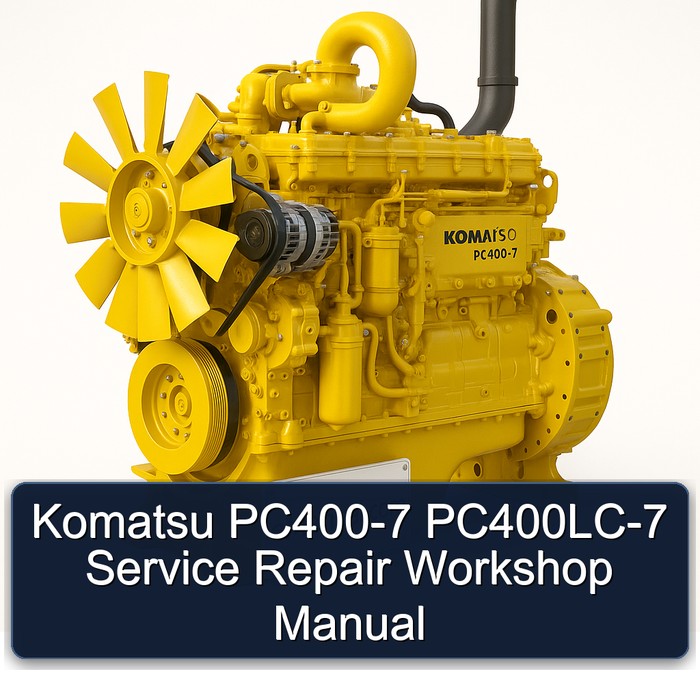 Komatsu PC400-7 PC400LC-7 Service Repair Workshop Manual 