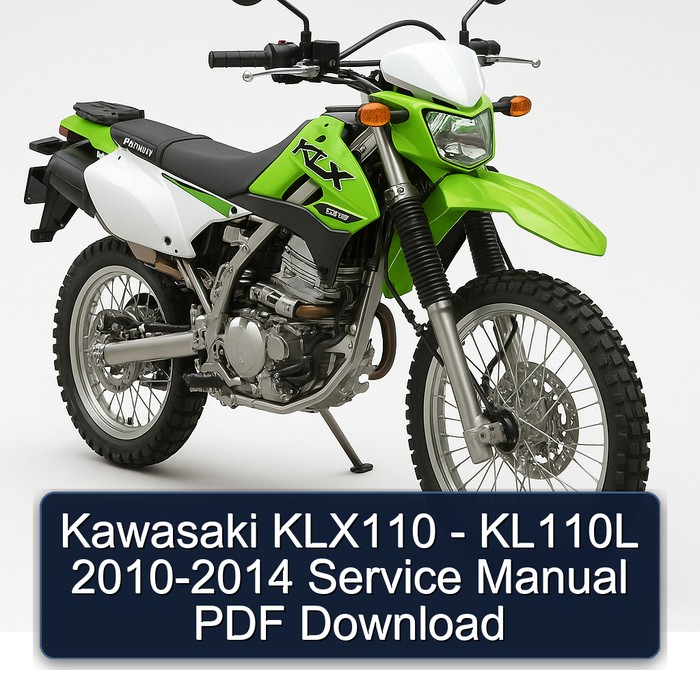 Kawasaki KLX110 - KL110L 2010-2014 Service Manual PDF Download