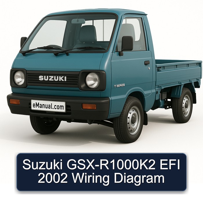 Suzuki GSX-R1000K2 EFI 2002 Wiring Diagram