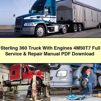 Sterling 360 Truck With Engines 4M50T7 Full Service & Repair Manual