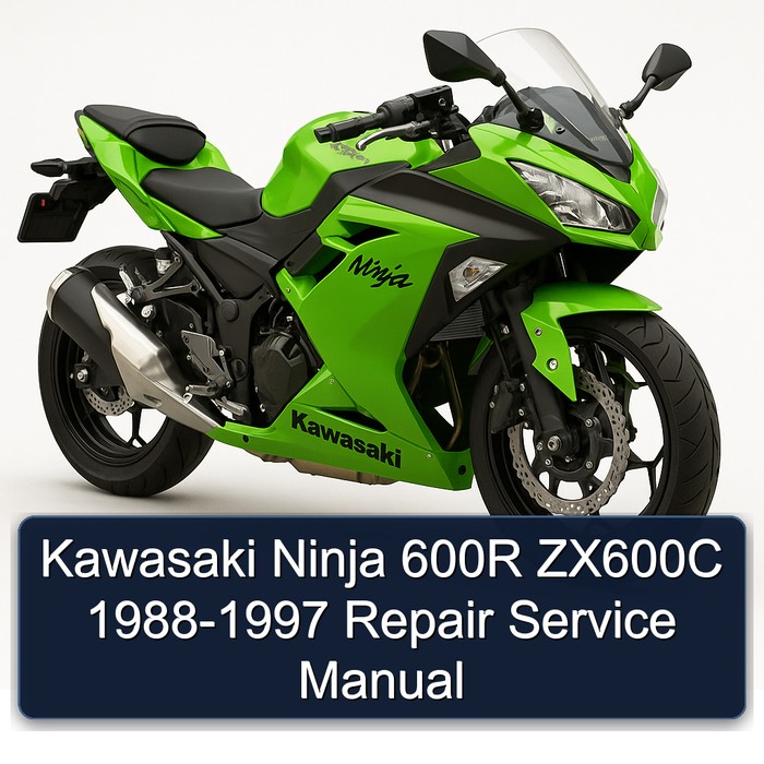 Kawasaki Ninja 600R ZX600C 1988-1997 Repair Service Manual