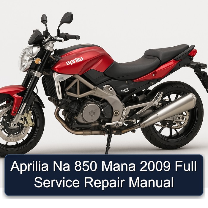 Aprilia Na 850 Mana 2009 Full Manual de servicio y reparación