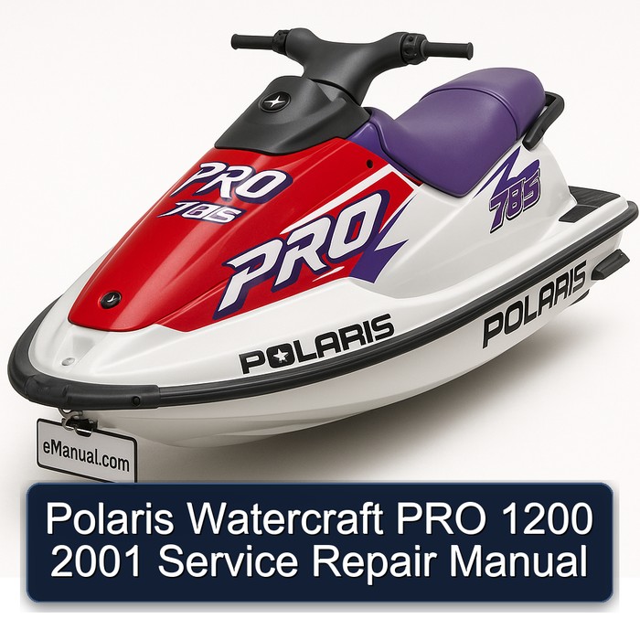 Polaris Watercraft PRO 1200 2001 Manual de servicio y reparación