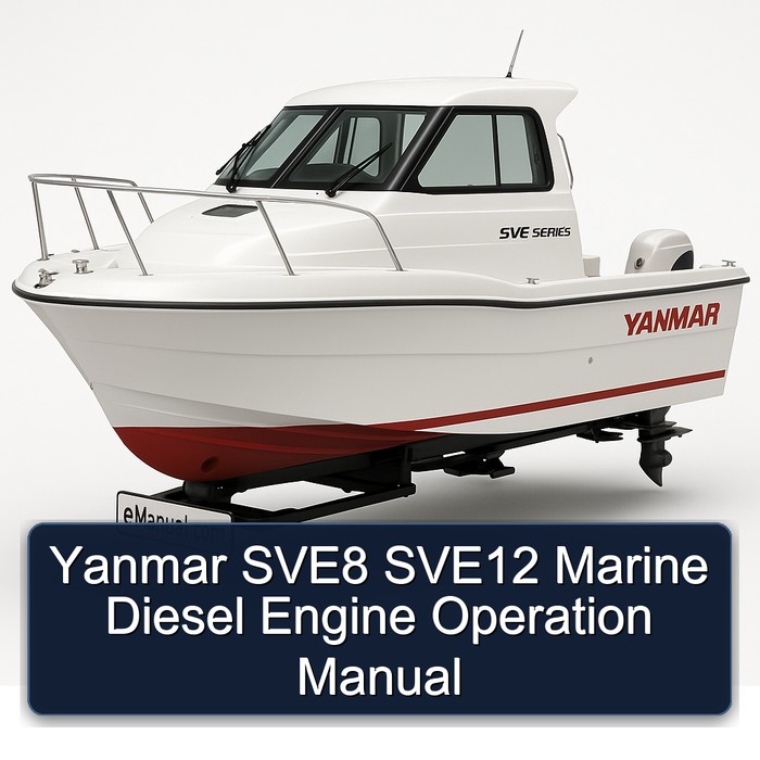 Yanmar SVE8 SVE12 Marine Diesel Engine Operation Manual