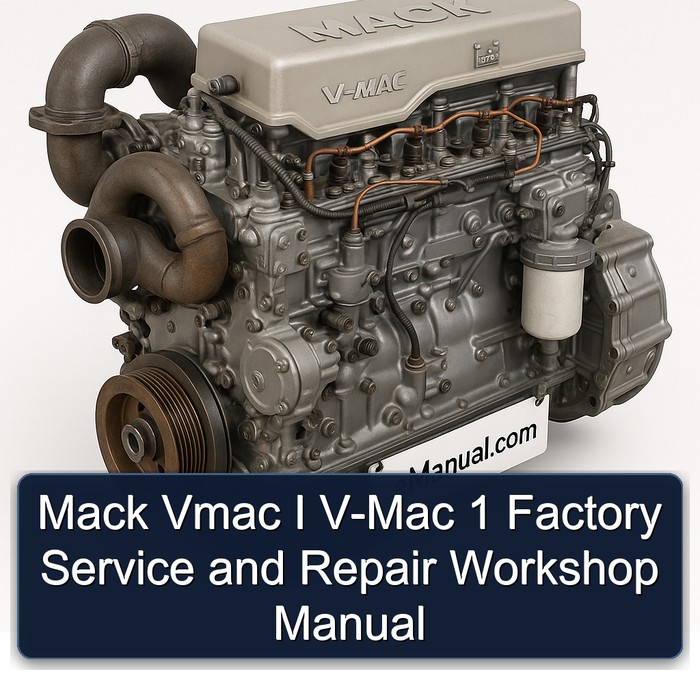 Mack Vmac I V-Mac 1 Factory Service and Repair Workshop Manual 