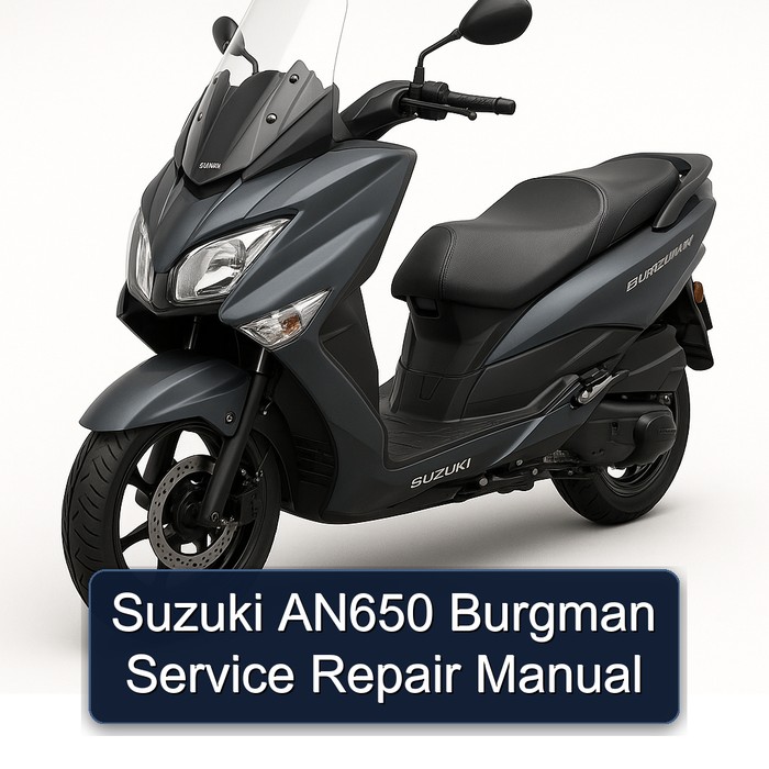 Suzuki AN650 Burgman Manual de servicio y reparación