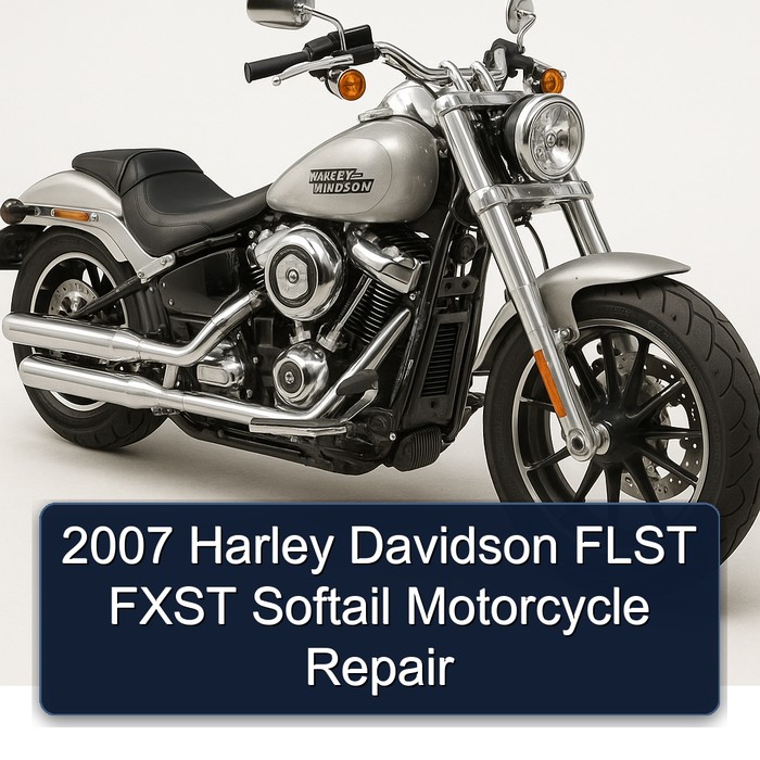 2007 Harley Davidson FLST FXST Softail Motorcycle Repair