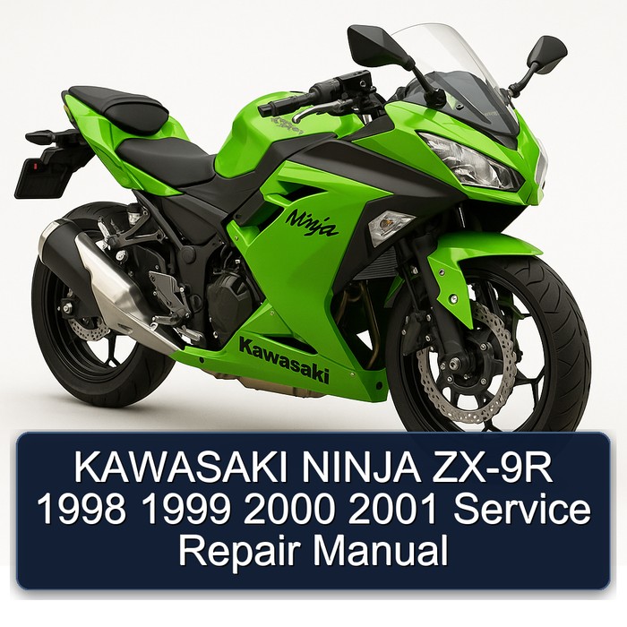 KAWASAKI NINJA ZX-9R 1998 1999 2000 2001 Service Repair Manual