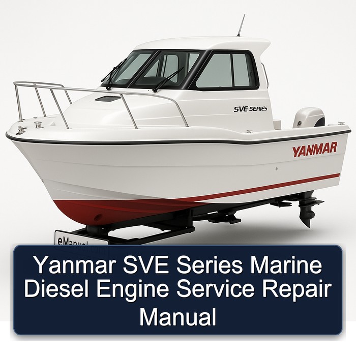 Yanmar SVE Series Marine Diesel Engine Service Repair Manual 