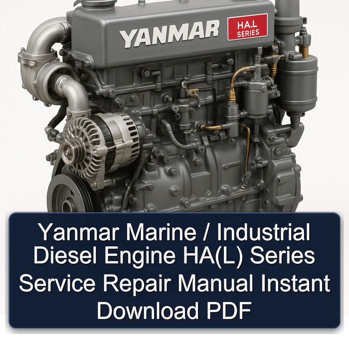 Yanmar Marine / Industrial Diesel Engine HA(L) Series Service Repair Manual Instant Download PDF