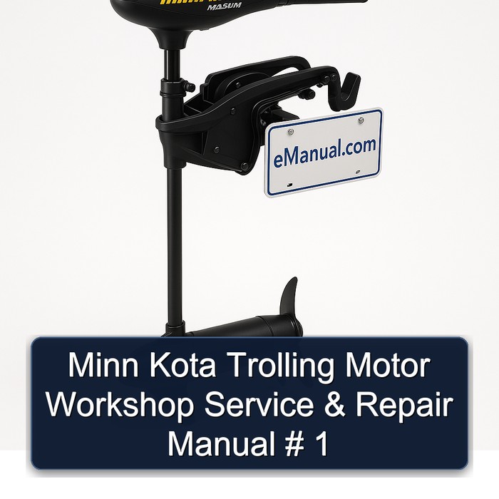 Minn Kota Trolling Motor Workshop Service & Repair Manual # 1 