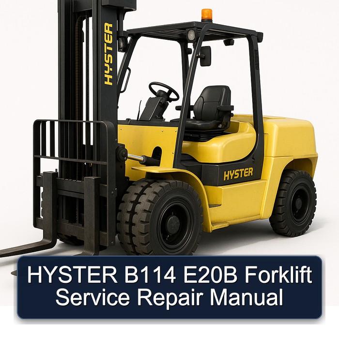 HYSTER B114 E20B Forklift Service Repair Manual