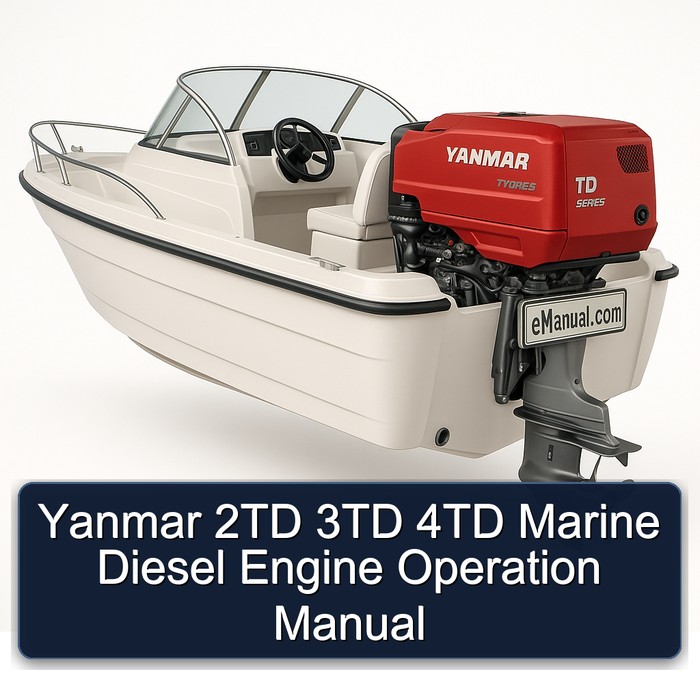 Yanmar 2TD 3TD 4TD Marine Diesel Engine Operation Manual 