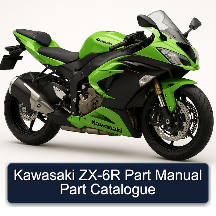 Kawasaki ZX-6R Part Manual Part Catalogue PDF Download