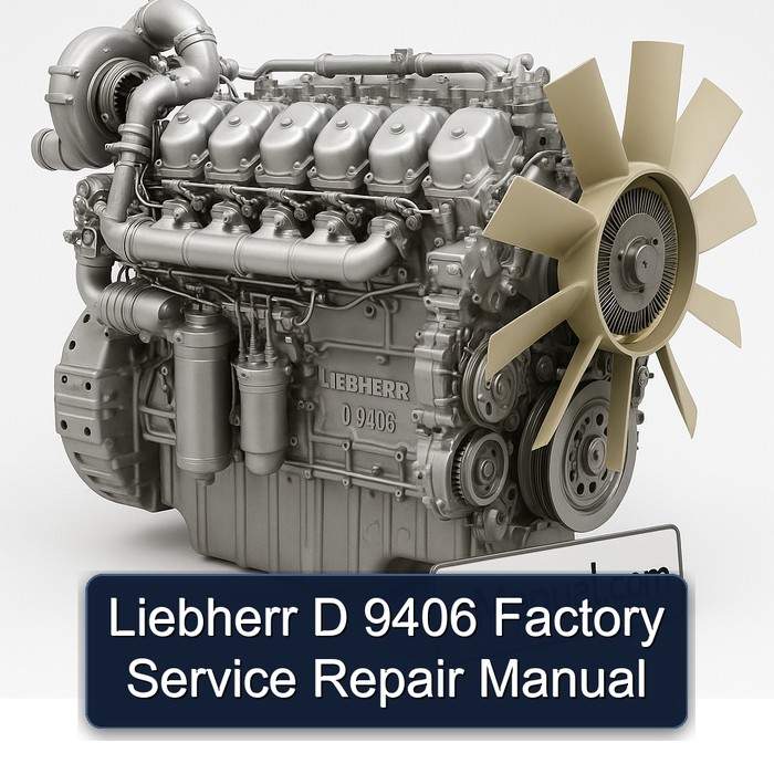 Liebherr D 9406 Factory Service Repair Manual 