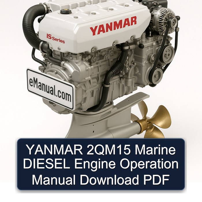 YANMAR 2QM15 Marine DIESEL Engine Operation Manual Download PDF