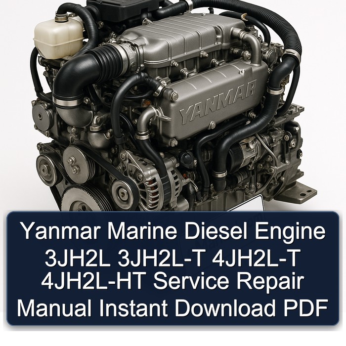Yanmar Marine Dieselmotoren 3JH2L, 3JH2L-T, 4JH2L-T, 4JH2L-HT: Service- und Reparaturhandbuch (PDF-Download)