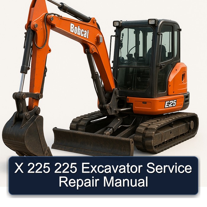 X 225 225 Excavator Service Repair Manual