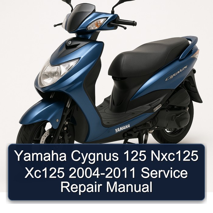 Yamaha Cygnus 125 Nxc125 Xc125 2004-2011 Manual de servicio y reparación