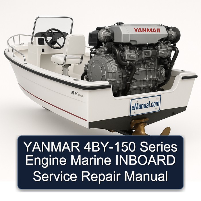 YANMAR 4BY-150 Series Engine Marine INBOARD Manual de servicio y reparación