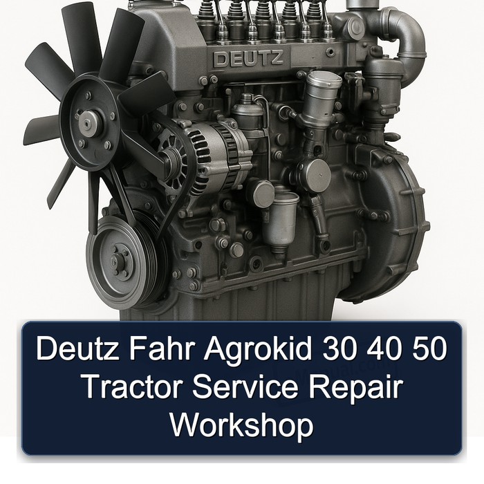 Taller de Servicio y Reparación de Tractores Deutz Fahr Agrokid 30, 40, 50