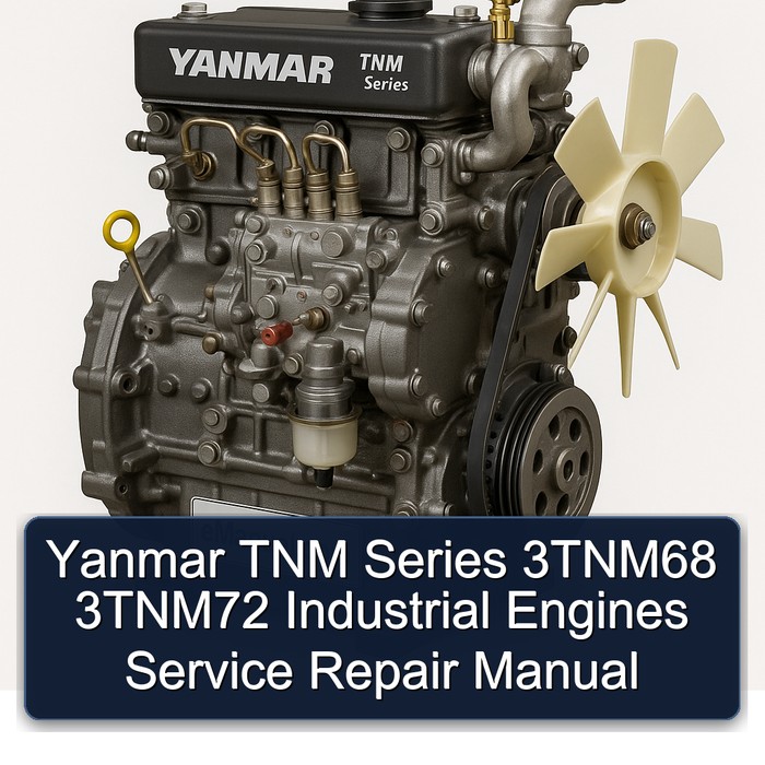 Manual de Servicio y Reparación de Motores Industriales Yanmar Serie TNM 3TNM68 3TNM72