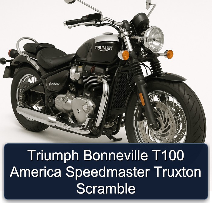 Triumph Bonneville T100 America Speedmaster Truxton Scramble