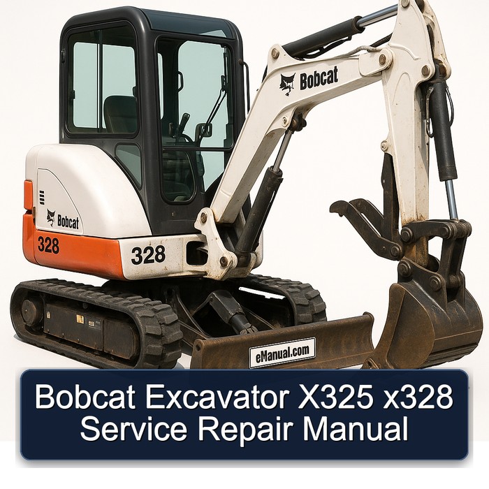 Bobcat Excavator X325 x328 Service Repair Manual 