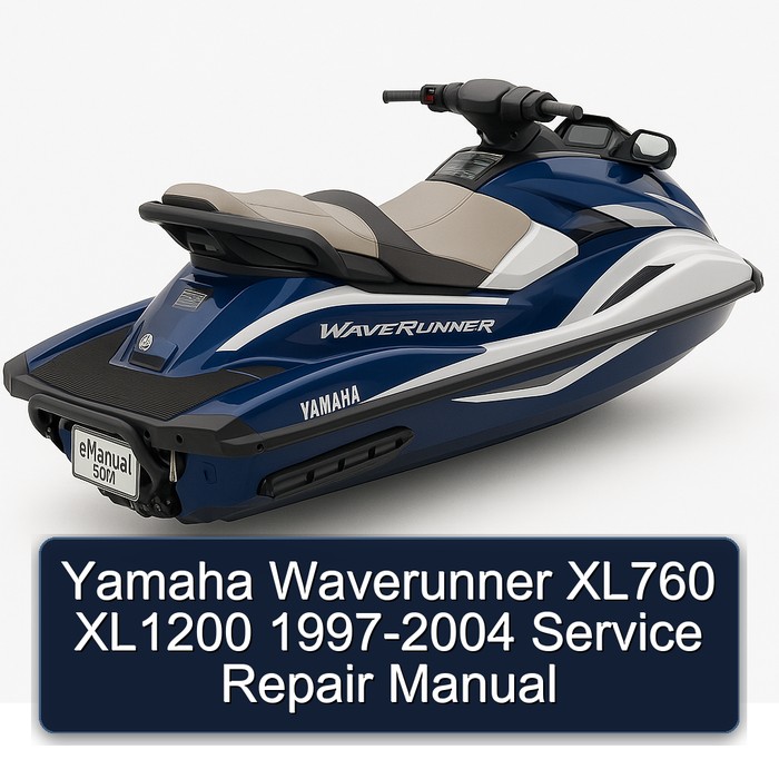 Yamaha Waverunner XL760 XL1200 1997-2004 Service Repair Manual