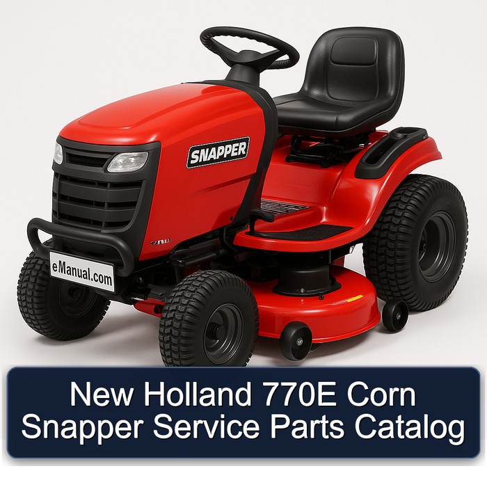 New Holland 770E Maisdrescher Ersatzteilkatalog