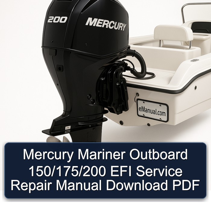 Mercury Mariner Outboard 150/175/200 EFI Manual de servicio y reparación Download PDF