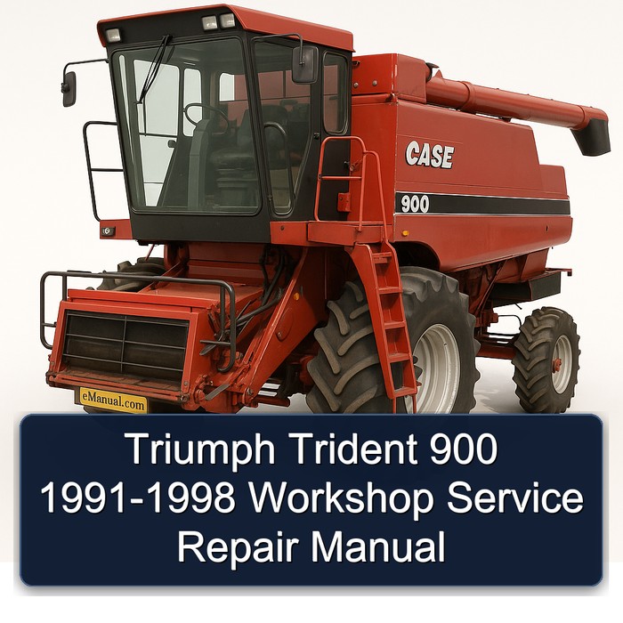Triumph Trident 900 1991-1998 Workshop Service Repair Manual
